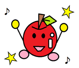 Long day of apple-chan sticker #2272464