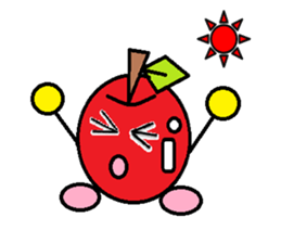 Long day of apple-chan sticker #2272465