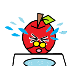 Long day of apple-chan sticker #2272466