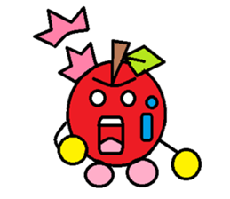Long day of apple-chan sticker #2272468