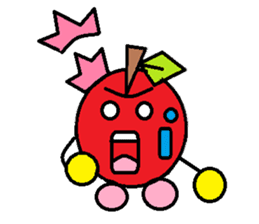 Long day of apple-chan sticker #2272468