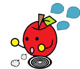 Long day of apple-chan sticker #2272469