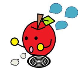 Long day of apple-chan sticker #2272469