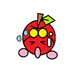 Long day of apple-chan sticker #2272470