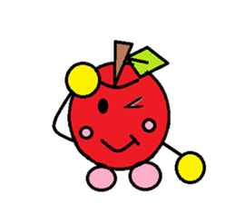 Long day of apple-chan sticker #2272471