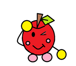 Long day of apple-chan sticker #2272471