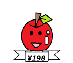 Long day of apple-chan sticker #2272473