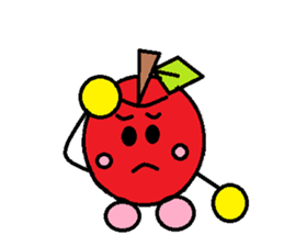 Long day of apple-chan sticker #2272474