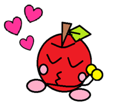 Long day of apple-chan sticker #2272476