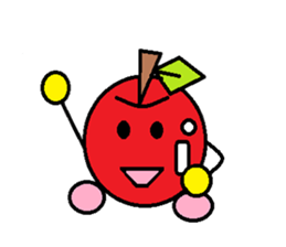 Long day of apple-chan sticker #2272478