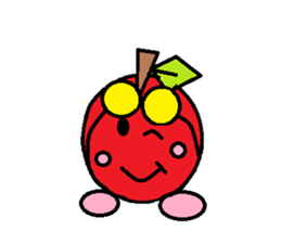 Long day of apple-chan sticker #2272479
