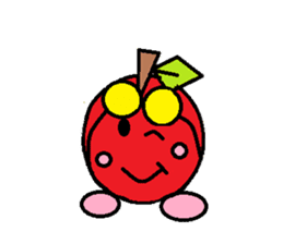 Long day of apple-chan sticker #2272479