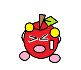 Long day of apple-chan sticker #2272480