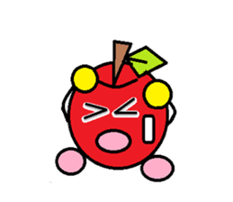 Long day of apple-chan sticker #2272480