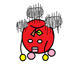 Long day of apple-chan sticker #2272482