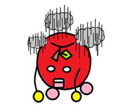 Long day of apple-chan sticker #2272482