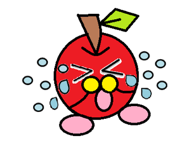 Long day of apple-chan sticker #2272484