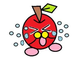 Long day of apple-chan sticker #2272484