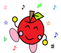 Long day of apple-chan sticker #2272485