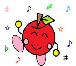 Long day of apple-chan sticker #2272485