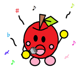 Long day of apple-chan sticker #2272486