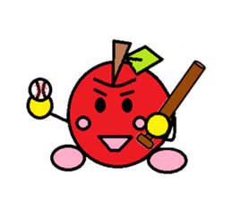 Long day of apple-chan sticker #2272488