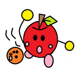 Long day of apple-chan sticker #2272489