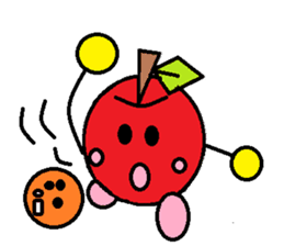 Long day of apple-chan sticker #2272489