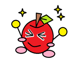 Long day of apple-chan sticker #2272490