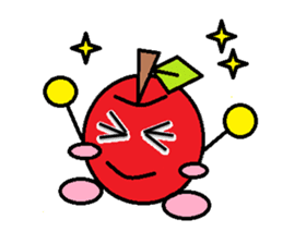 Long day of apple-chan sticker #2272490