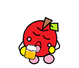 Long day of apple-chan sticker #2272491