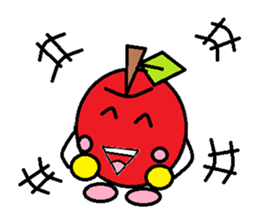 Long day of apple-chan sticker #2272492
