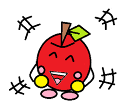 Long day of apple-chan sticker #2272492