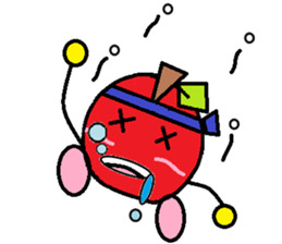 Long day of apple-chan sticker #2272493