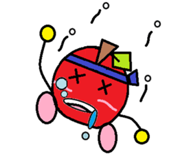 Long day of apple-chan sticker #2272493