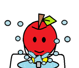 Long day of apple-chan sticker #2272494