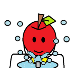 Long day of apple-chan sticker #2272494