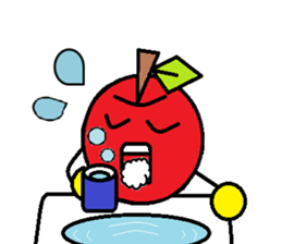 Long day of apple-chan sticker #2272495