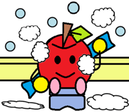 Long day of apple-chan sticker #2272496