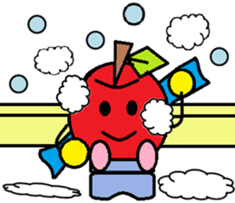 Long day of apple-chan sticker #2272496