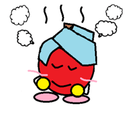 Long day of apple-chan sticker #2272499