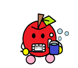 Long day of apple-chan sticker #2272501