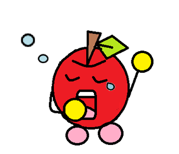 Long day of apple-chan sticker #2272502