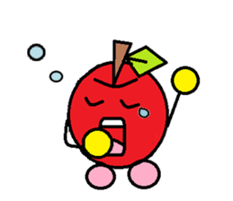 Long day of apple-chan sticker #2272502