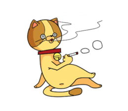 cats do not care sticker #2272604