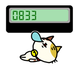 Cats use numbers sticker #2272906