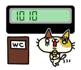 Cats use numbers sticker #2272913