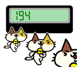 Cats use numbers sticker #2272914