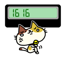 Cats use numbers sticker #2272921