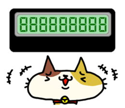 Cats use numbers sticker #2272936